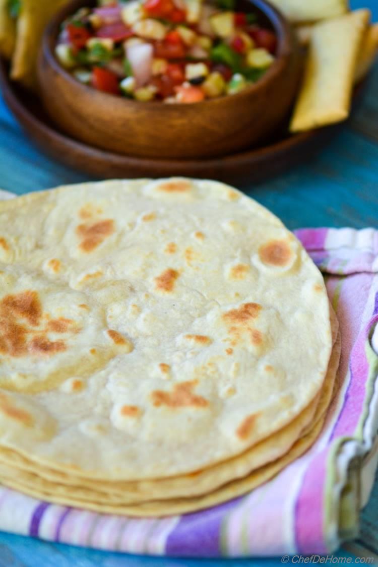 Perfect round and great looking Flour Tortillas.