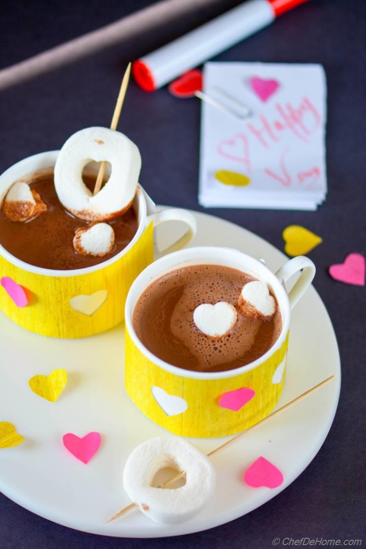 Valentine Day Brunch Skinny Hot Cocoa ChefDeHome