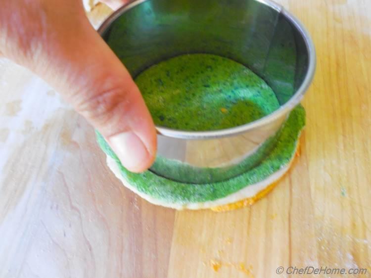 Making of Kale and Carrot Flat Bread