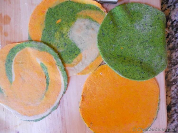 Fun Shaped Kale and Carrot Flat Bread Recipe for Kids