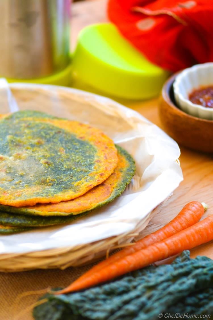 Kale and Carrot Bread