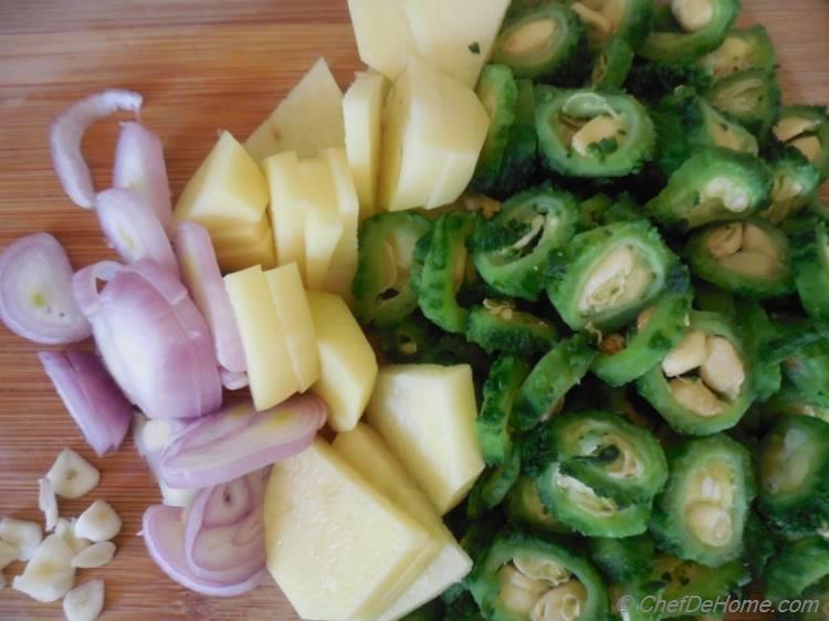 Karela Bitter Melon Stir Fry