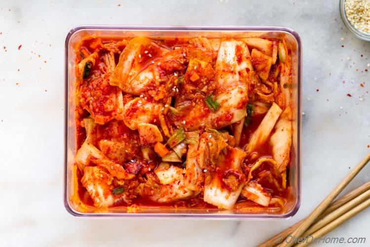Homemade Vegan Kimchi
