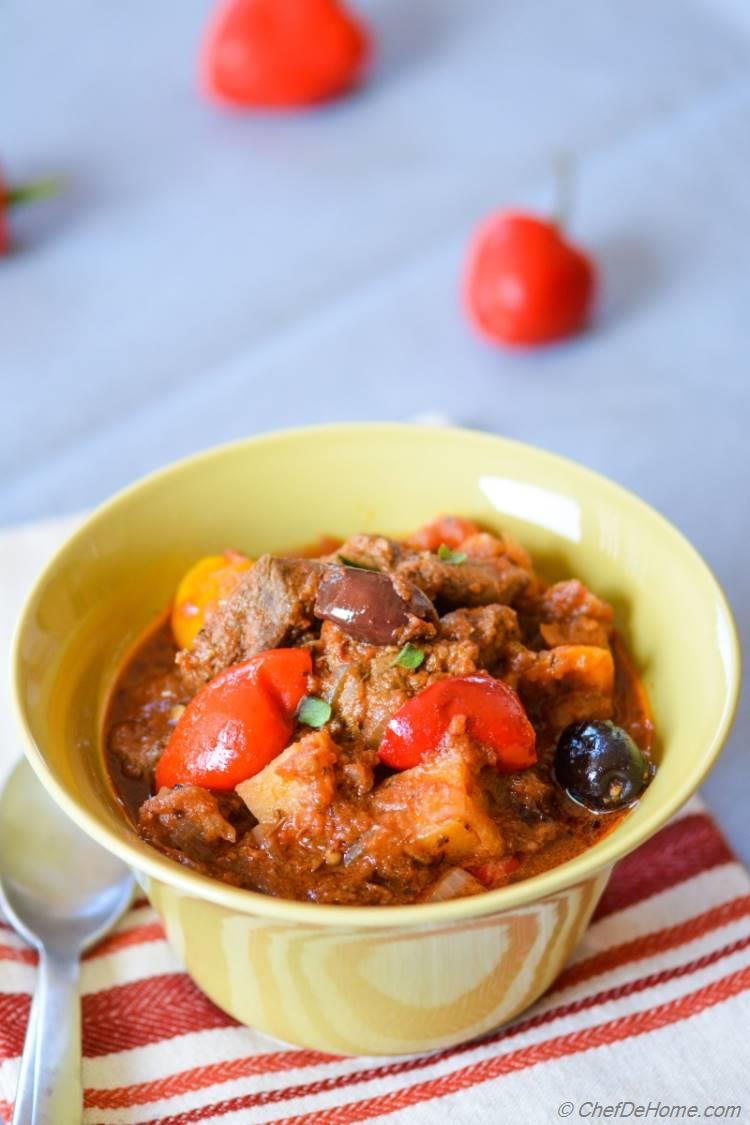 Warm and Comforting, hearty Lamb and Potato Stew