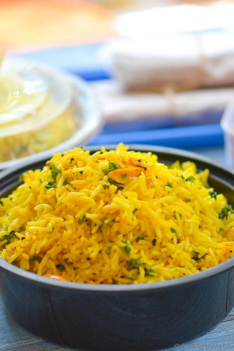 Lemon Rice for Picnic - Recipe