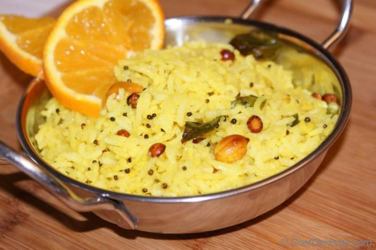 Lemon Rice for Picnic - Recipe