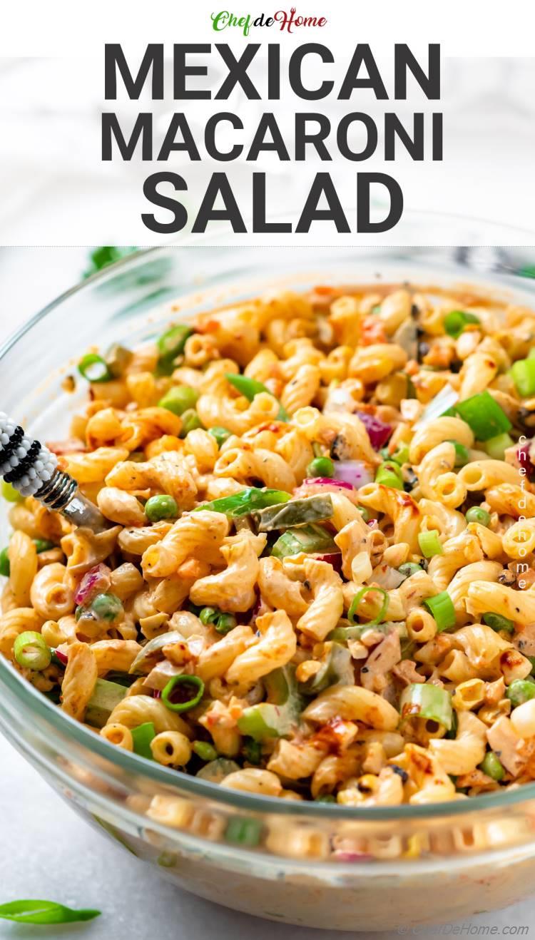 Mexican Macaroni Salad Recipe