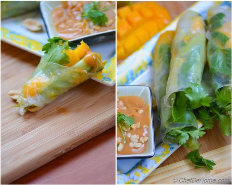 Mango Fresh Roll Recipe