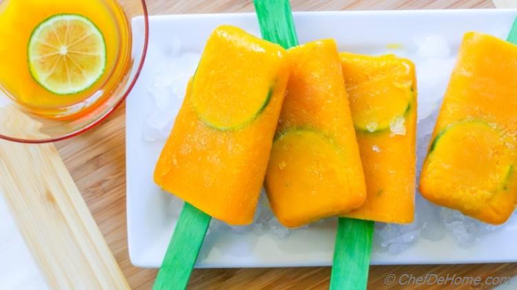 Mango on the Rocks Ice Pops