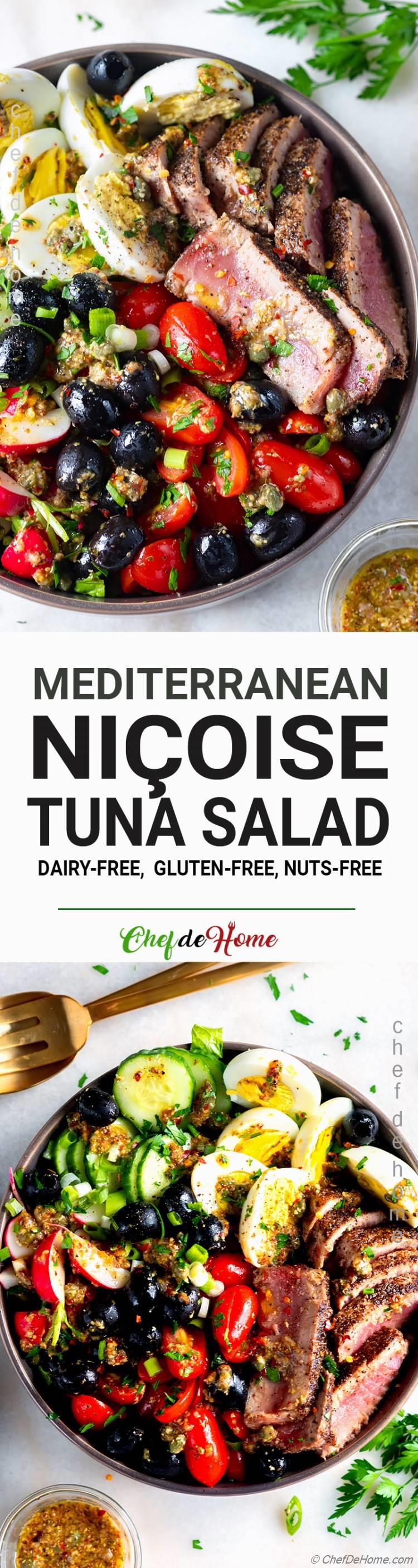 The best Nicoise Salad with Pan Seared Tuna