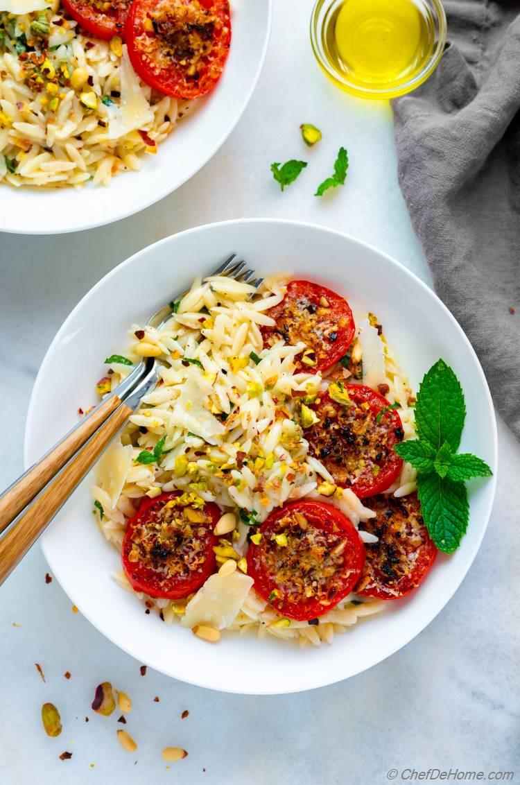 Parmesan Orzo Pasta Recipe