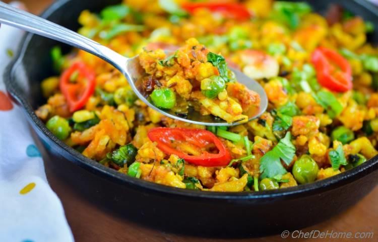 Cottage Cheese Cooked in Indian Spices for Authentic Punjabi Paneer Bhurji | chefdehome.com