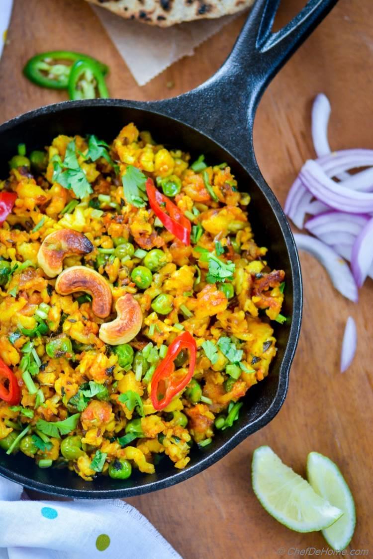 Easy Indian Punjabi Paneer Bhurji Recipe | chefdehome.com