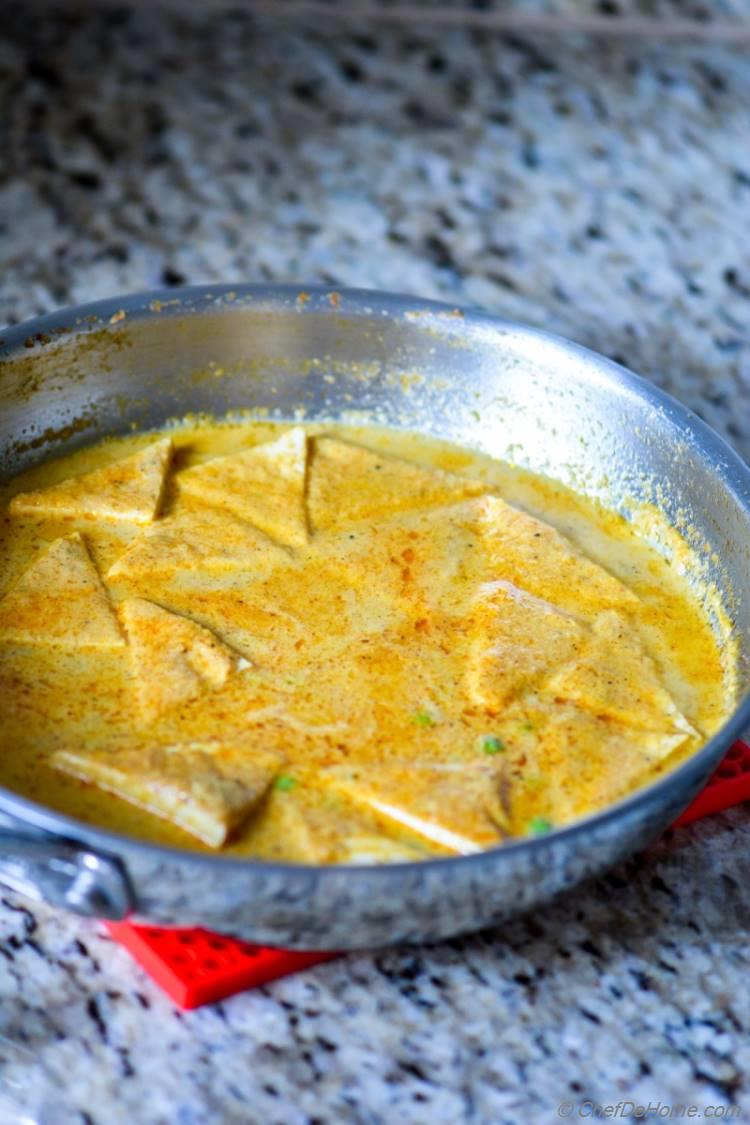 Indian creamy paneer curry infused with black pepper | chefdehome.com