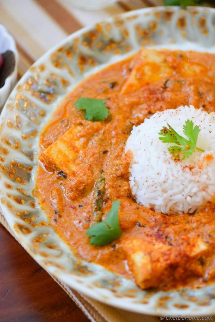 Paneer Butter Masala Curry Recipe