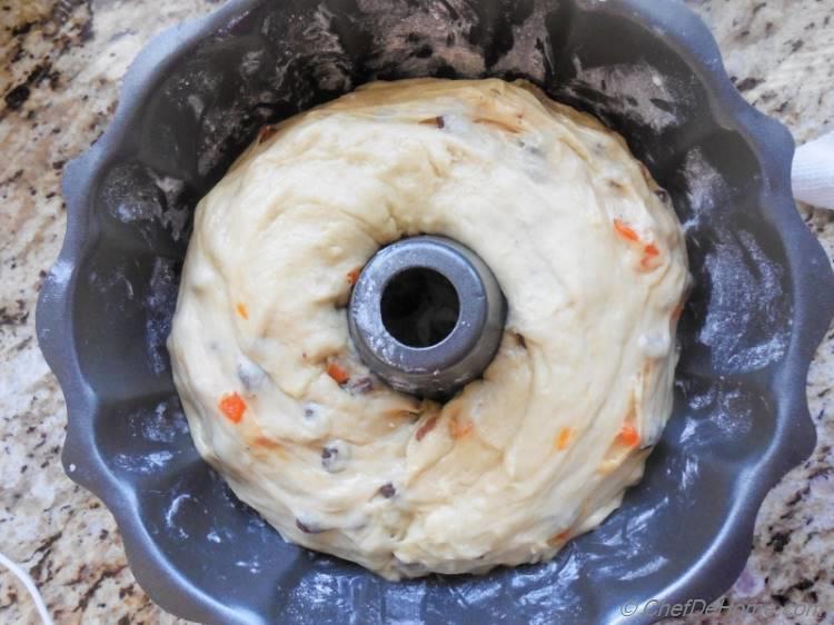 Family-style Festive Christmas Panettone in a Bundt Pan