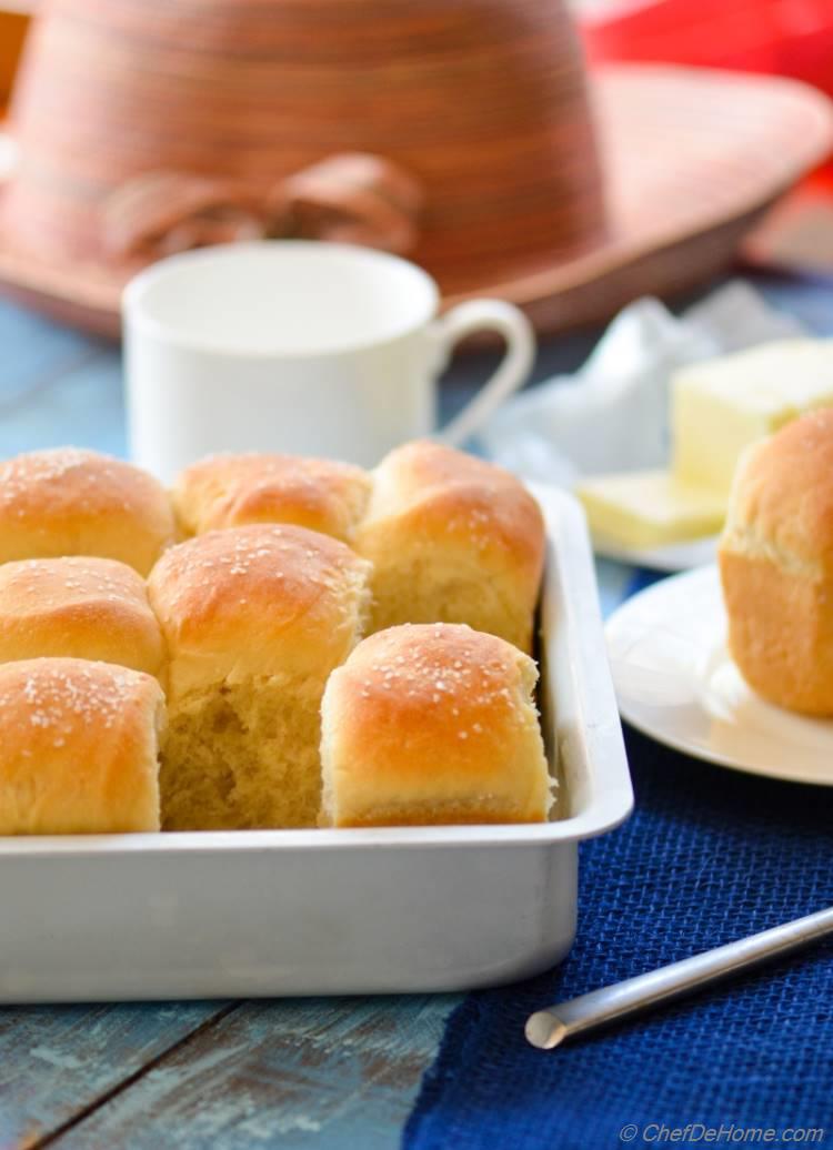 All-American Parker House Rolls. Soak in some soup or curry or enjoy with tea for breakfast!