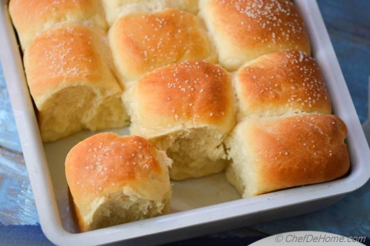 Buttery, pillow-y, pull-apart, american classic Omni Parker House Rolls | ChefDeHome.com