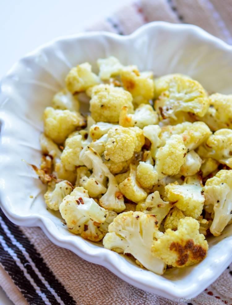 Roasted Cauliflower for Pasta Puttanesca | chefdehome.com