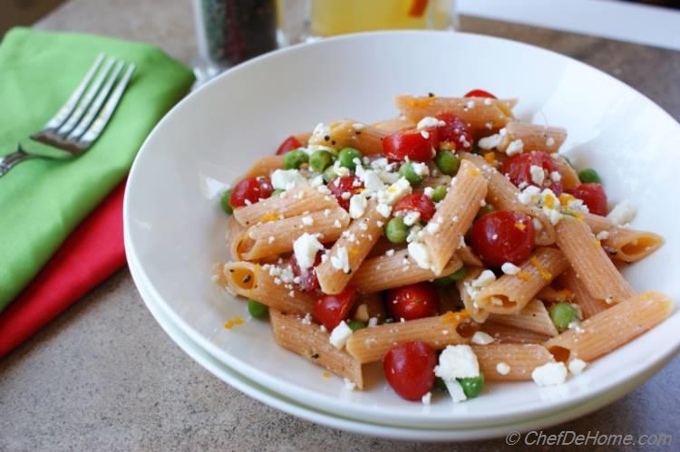 Summer Pasta Salad with Lite Dressing