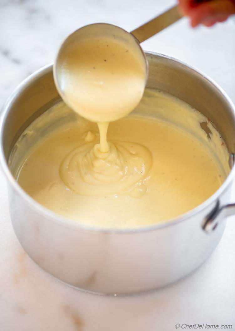 Béchamel Sauce for Pastitsio 