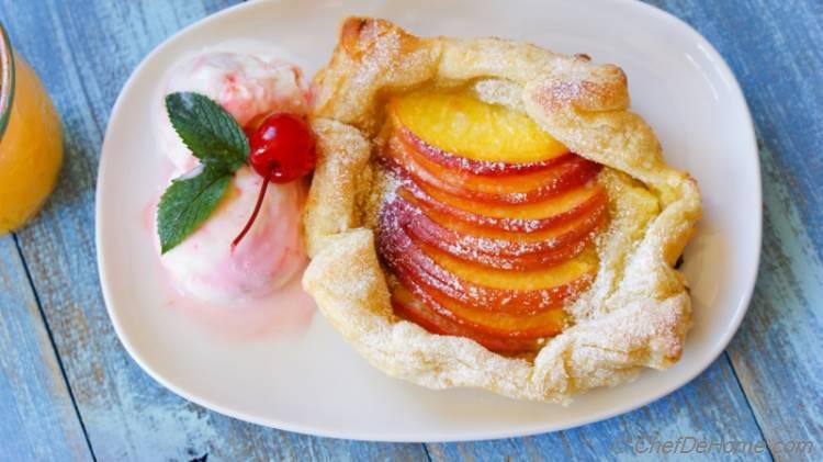  Flaky Buttery Peach Galette