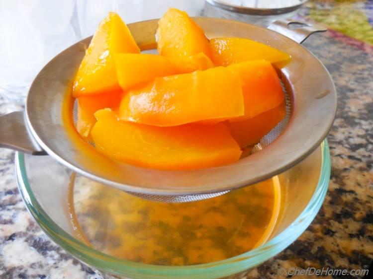 Peach Syrup for Peach Tea