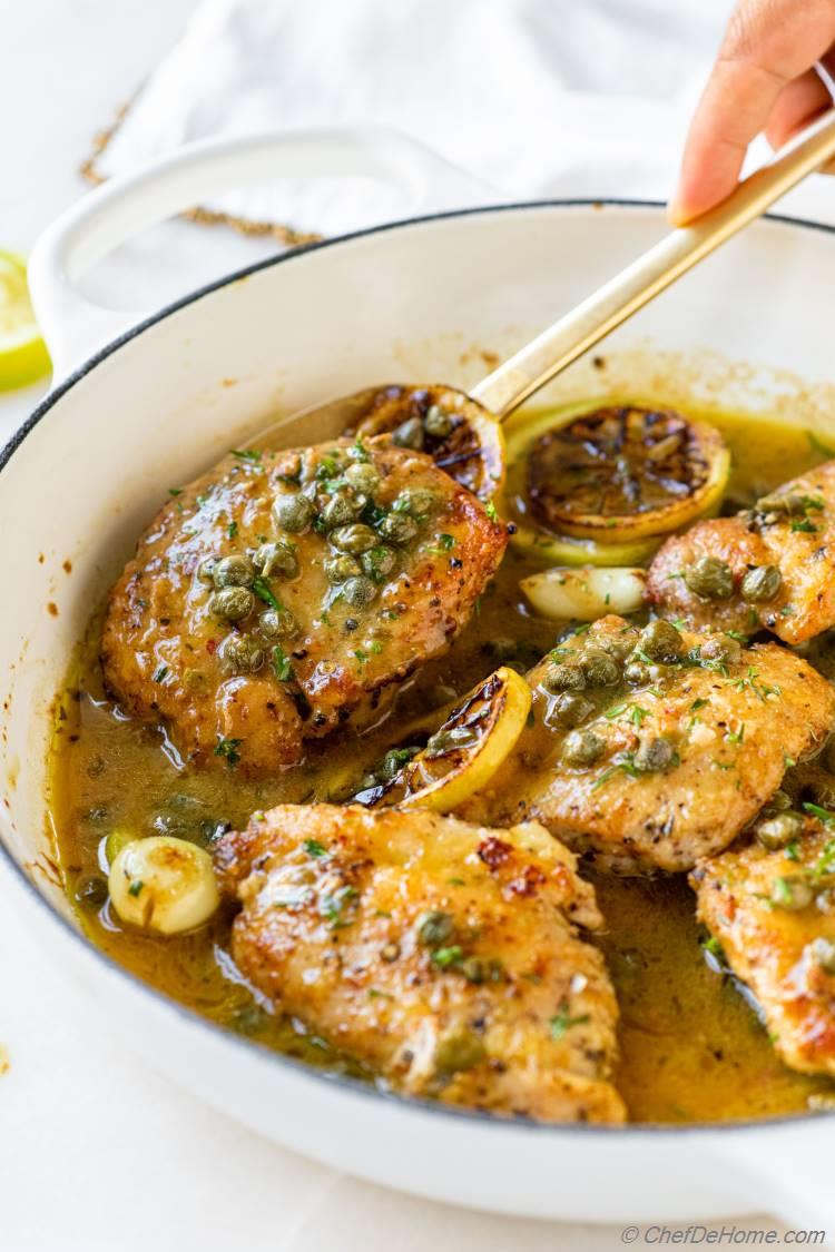 Lemony Sauce Chicken Piccata