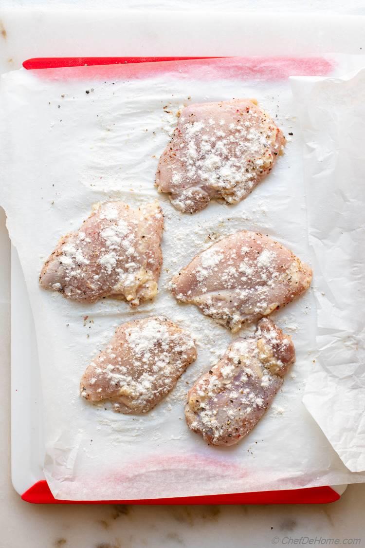 Prep Chicken for Chicken for Chicken Piccata