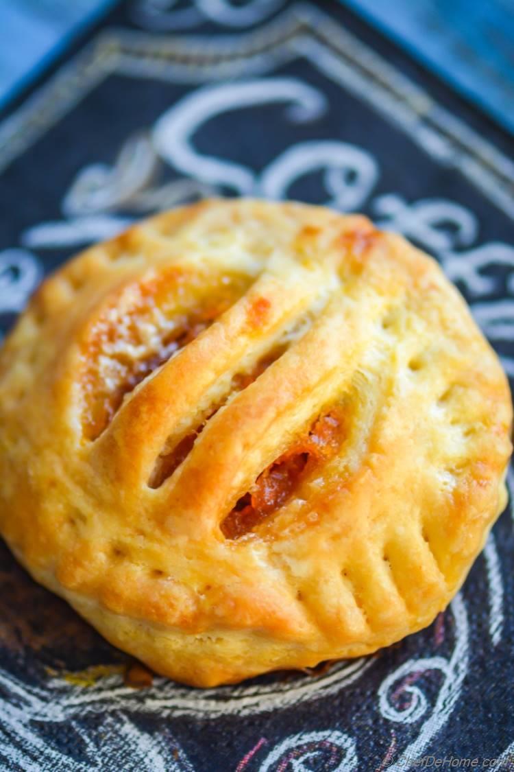 buttery hand pies made with leftover sweet potato and marshmallow | chefdehome.com