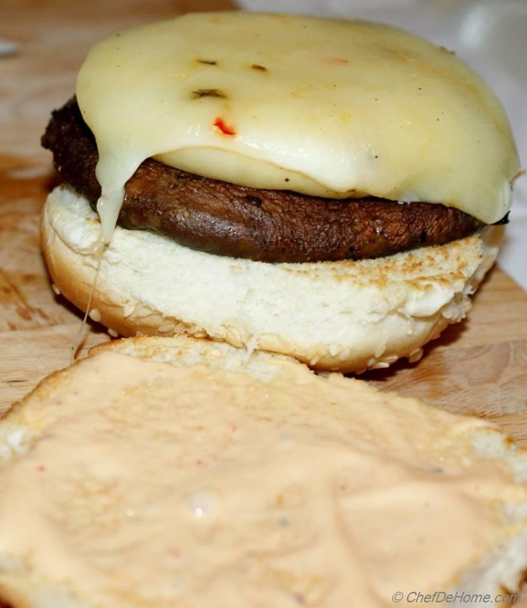 Grilled portobello Burgers