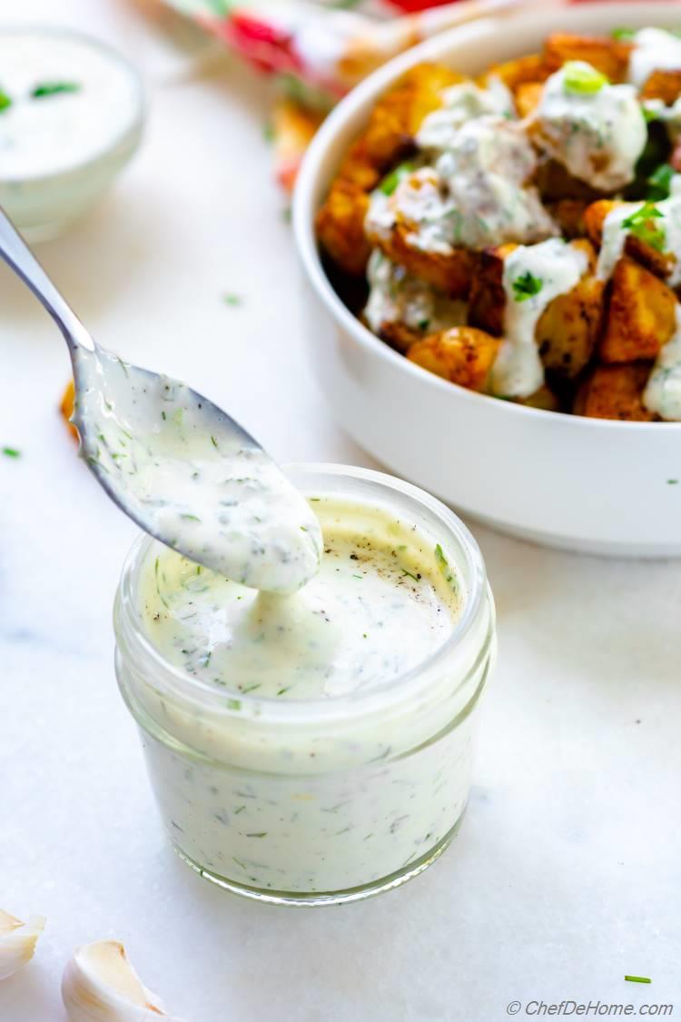 Ranch Sauce for Potatoes