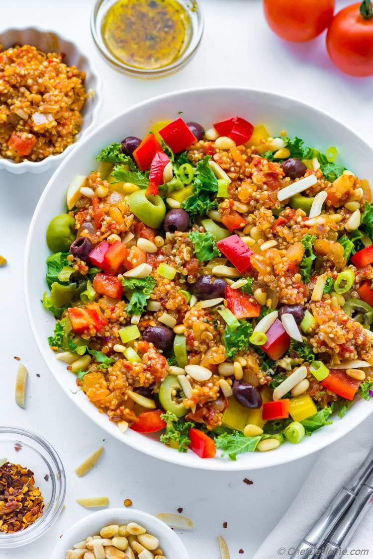 Quinoa Tomato Sofrito Salad