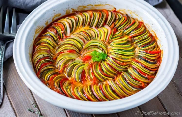 Homemade Ratatouille Recipe (Step-by-Step Ratatouille Recipe Video)