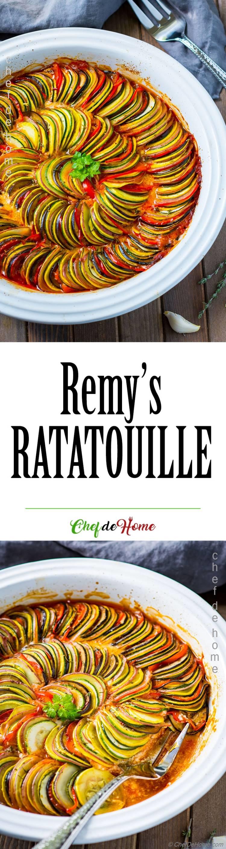Ratatouille Recipe Like Remy Made for Ego in Ratatouille movie