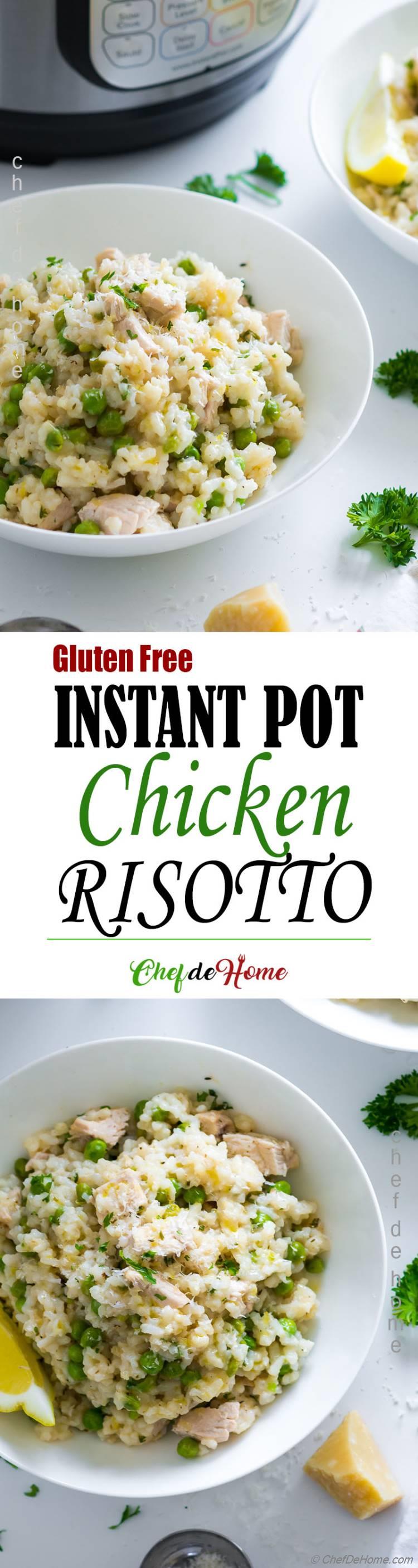 Instant Pot Chicken Risotto Recipe