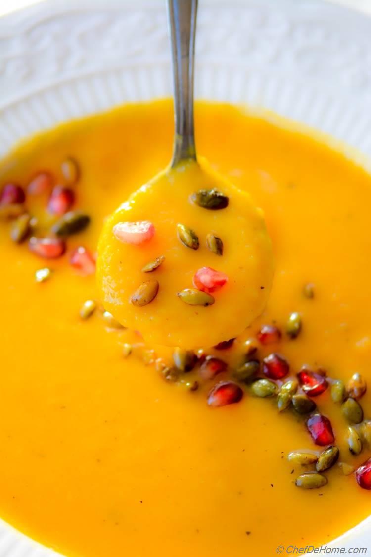 Roasted Butternut Squash Soup | chefdehome.com