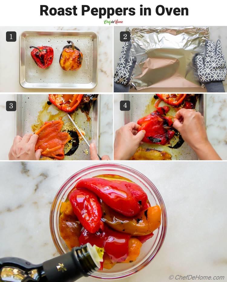 How To Roast Peppers in Oven