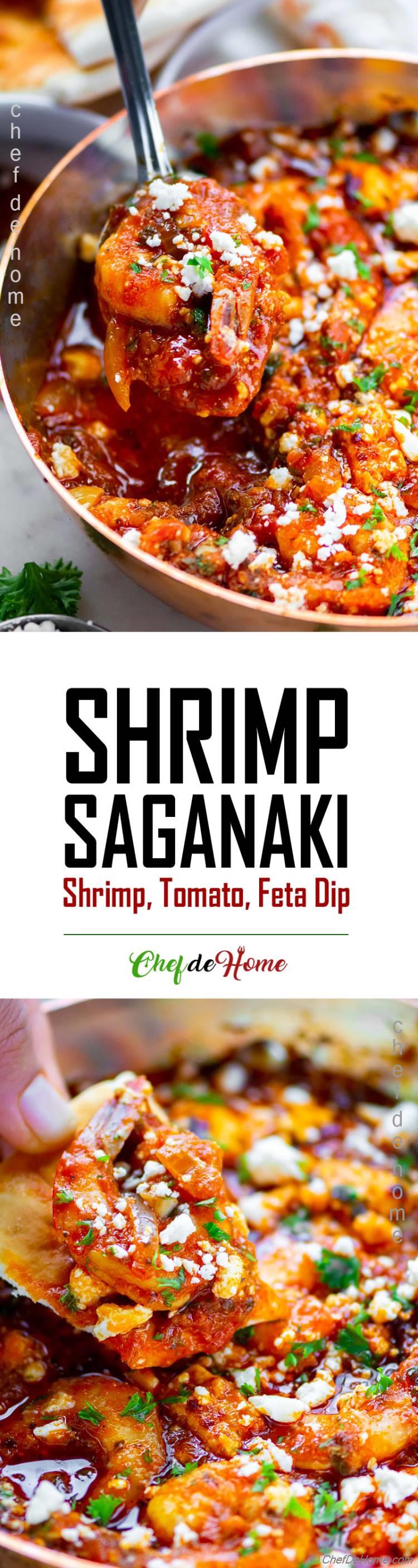 Shrimp Tomatoes and Feta Dip 