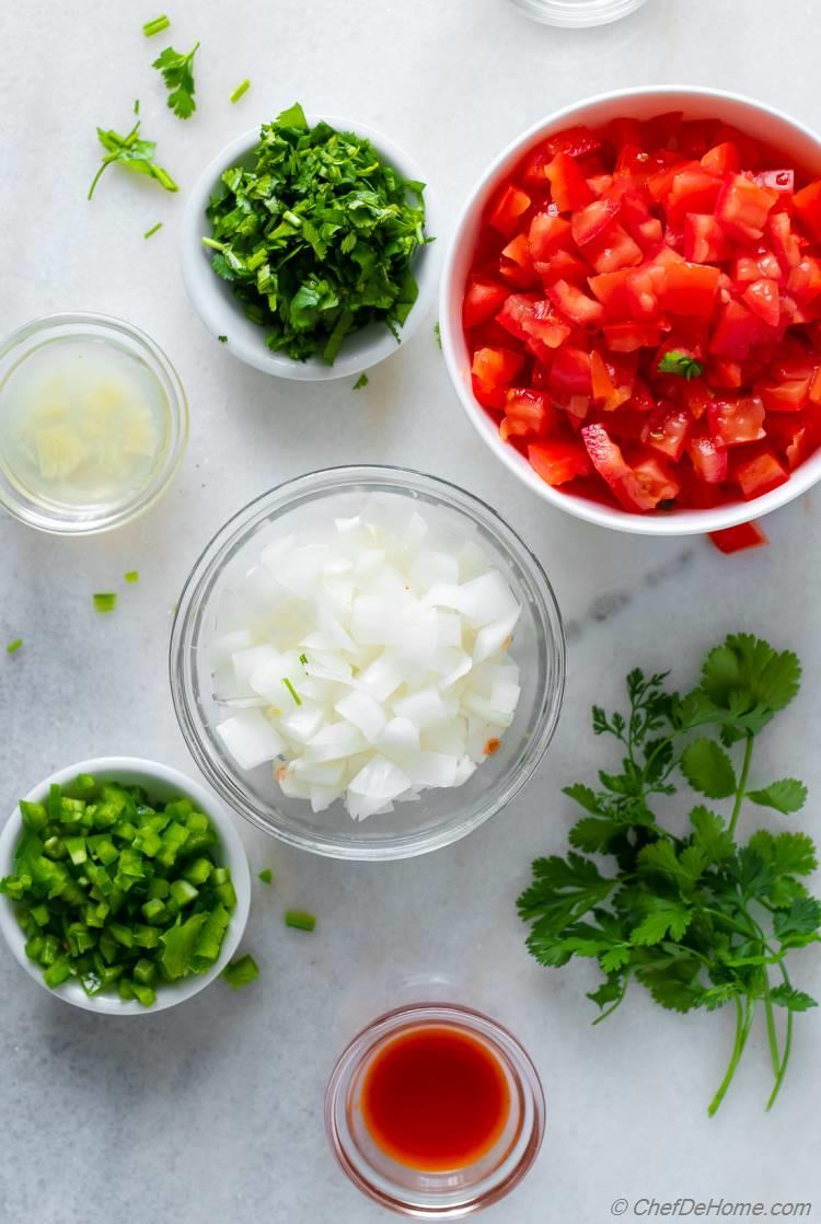 Pico De Gallo Ingredients