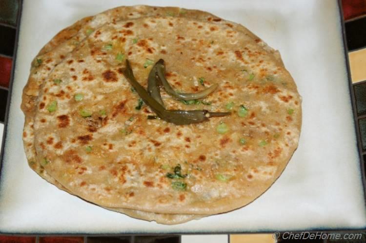 Indian Scallion Flat Bread | chefdehome.com