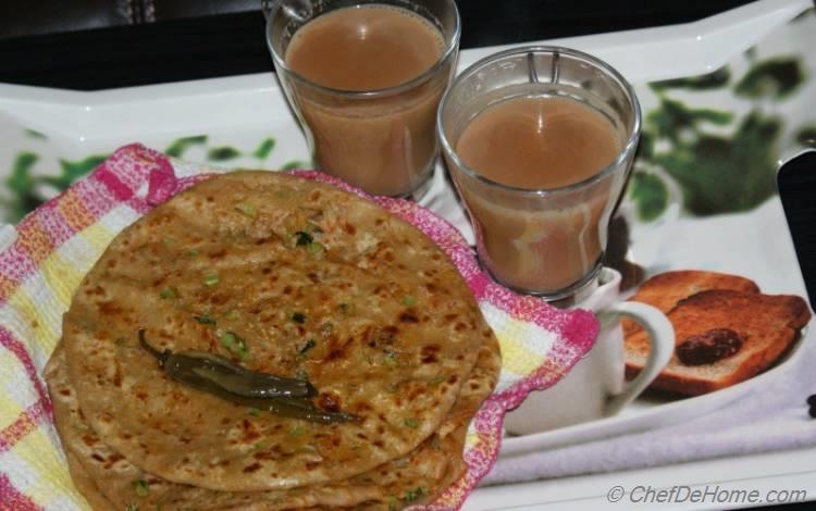 Indian Scallion Flat Bread