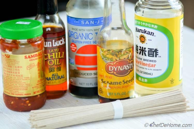 Easy Ingredients for Sesame Chili Garlic Noodles | chefdehome.com