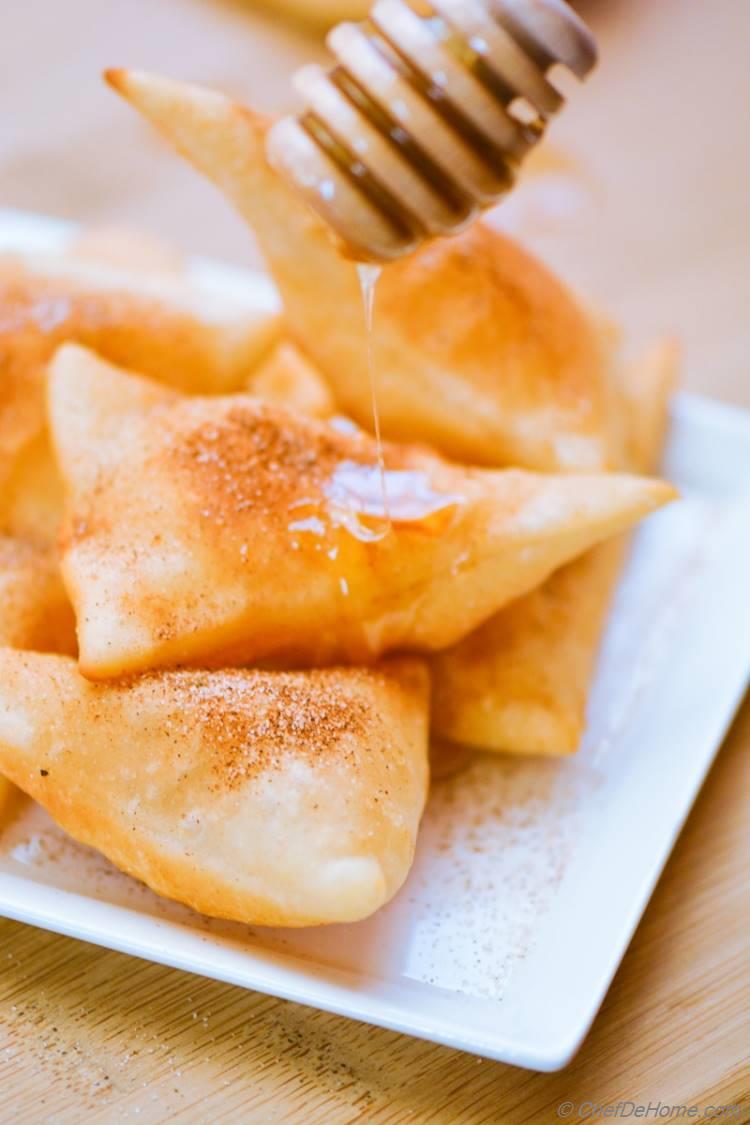 Mexican Sopaipillas or Sopapillas - Sweet and Salty Pillows!