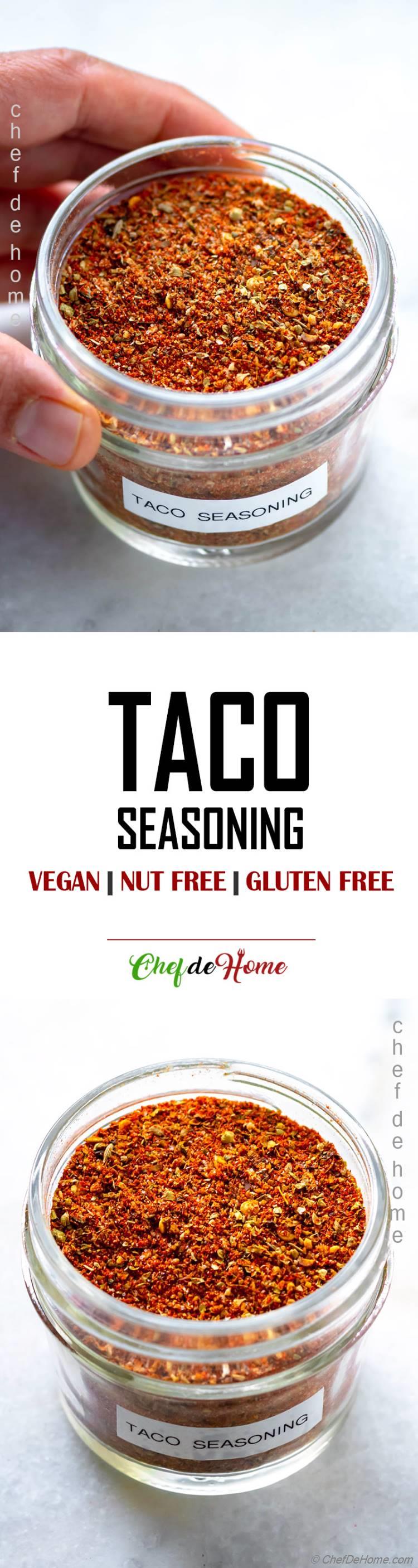 Quick & Easy Homemade No Salt Taco Seasoning Mix Recipe by marimac's Quest  for Flavour - Cookpad