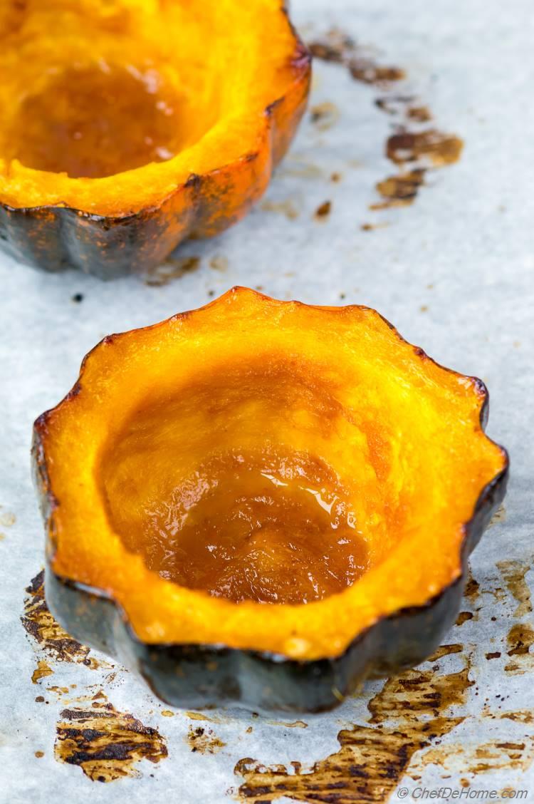 Glazed Roasted Acorn Squash