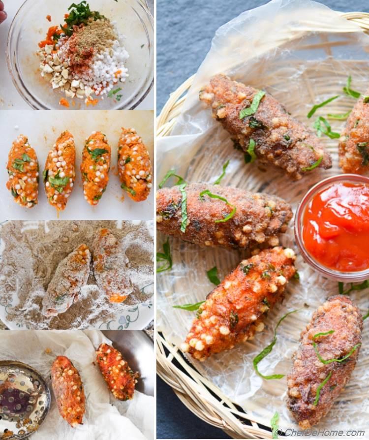 Easy to Cook Perfect Finger Food Sweet Potato and Tapioca Croquettes