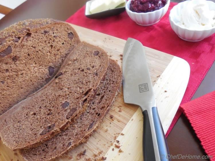 Sweet Chocolate Yeast Bread by ChefDeHome.com