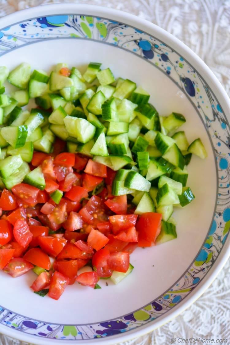 How to make Tabbouleh Salad with easy Pantry Ingredients | chefdehome.com