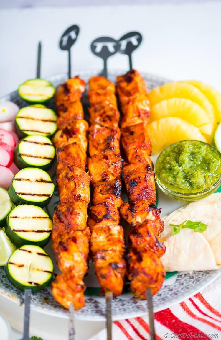 Grilled Chicken Al Pastor